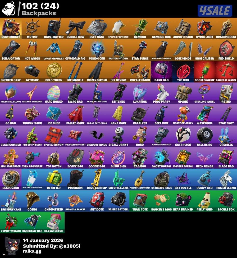 حساب فورتنايت سيزون ٣ كامل فيه فوق ال ٢٠٠٠ فيبوكس وفيه سكنين نادرين2