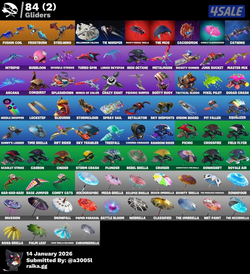 حساب فورتنايت سيزون ٣ كامل فيه فوق ال ٢٠٠٠ فيبوكس وفيه سكنين نادرين7