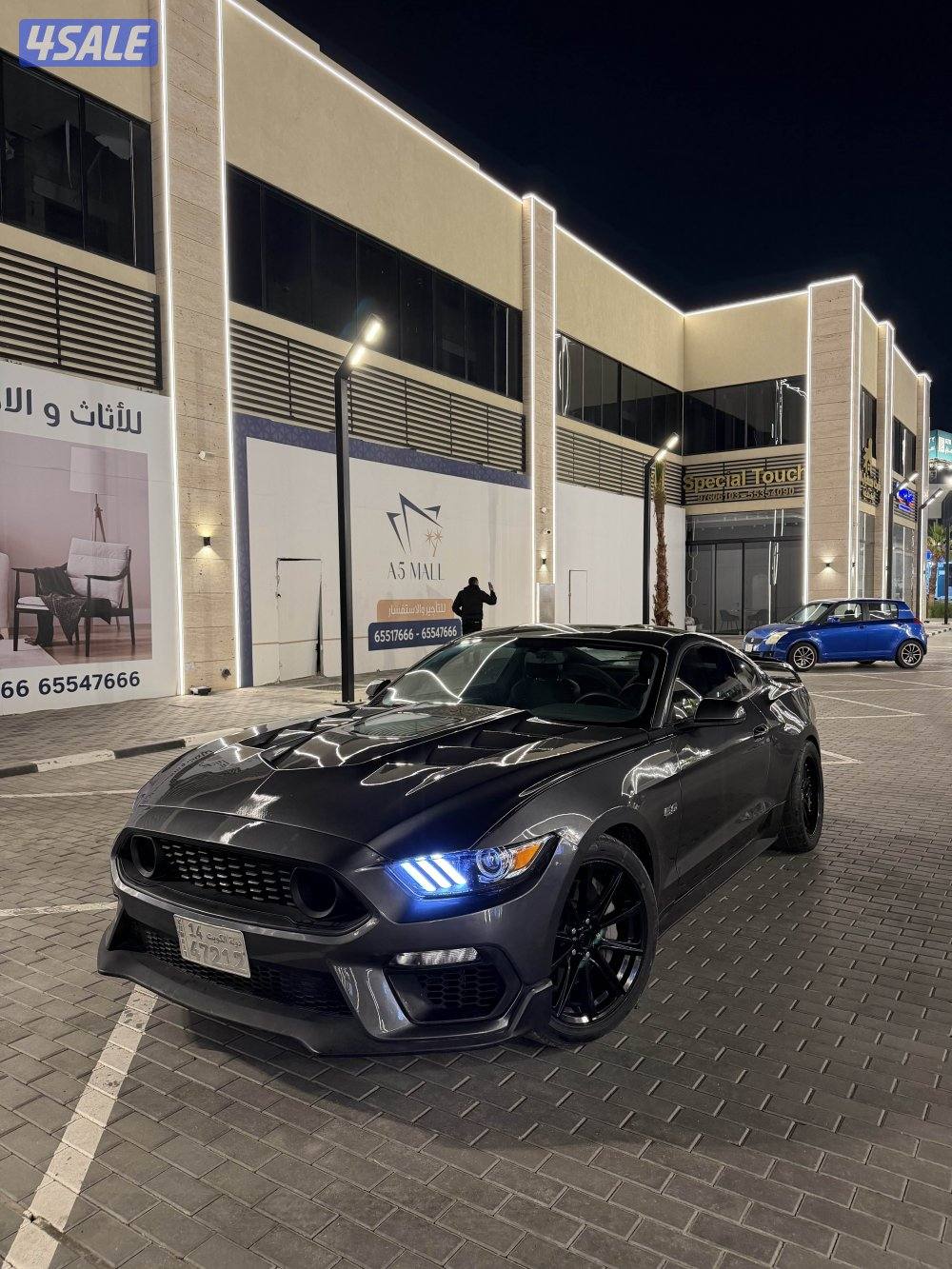 للبيع موستنق قير عادي 5.0 شرط الفحص شاصي جيد3