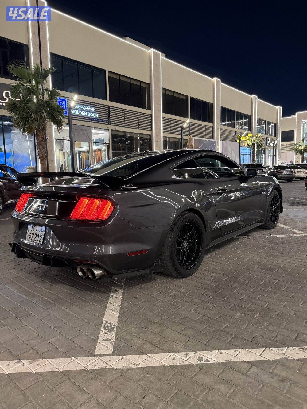 للبيع موستنق قير عادي 5.0 شرط الفحص شاصي جيد7