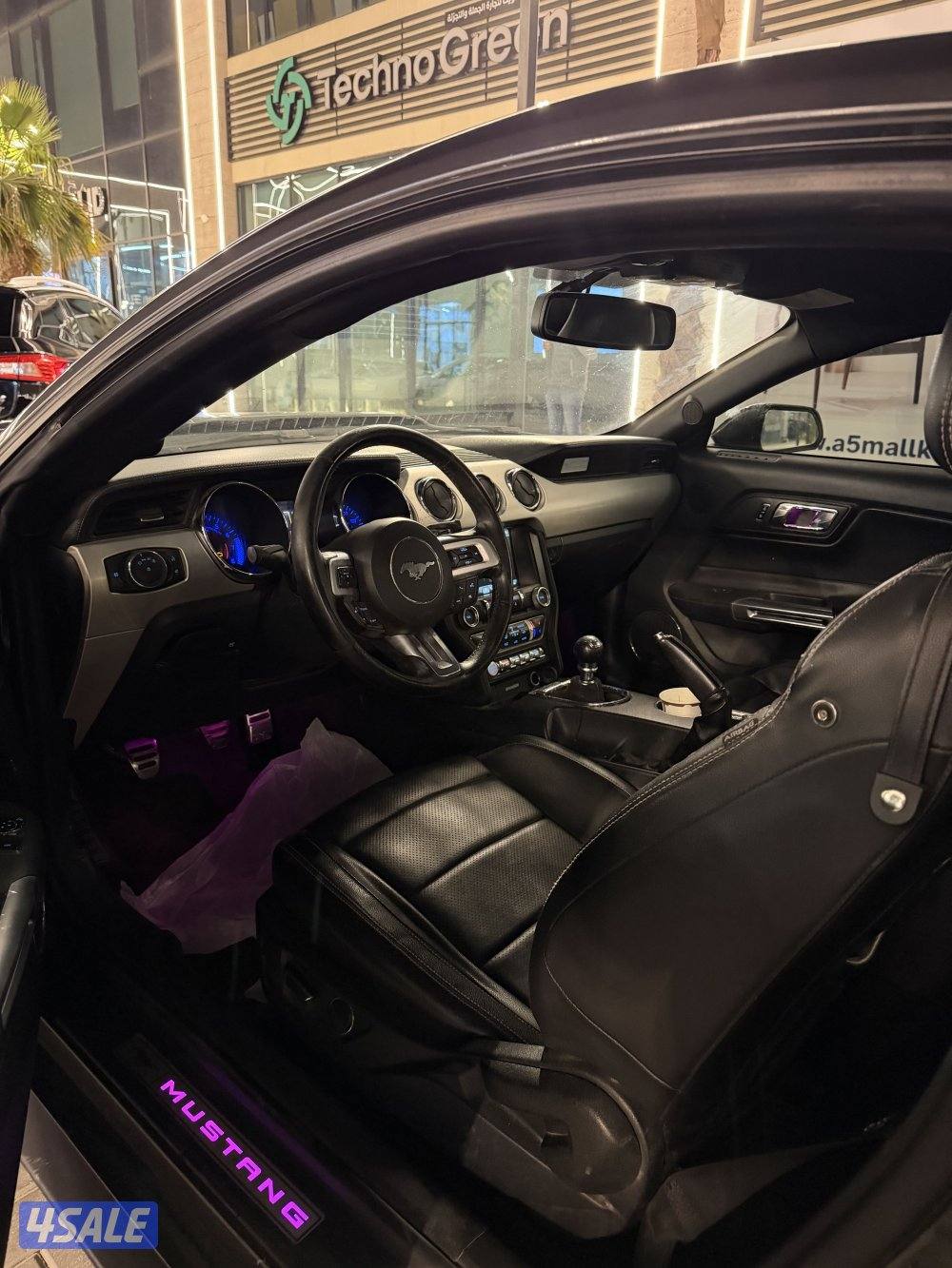 للبيع موستنق قير عادي 5.0 شرط الفحص شاصي جيد9