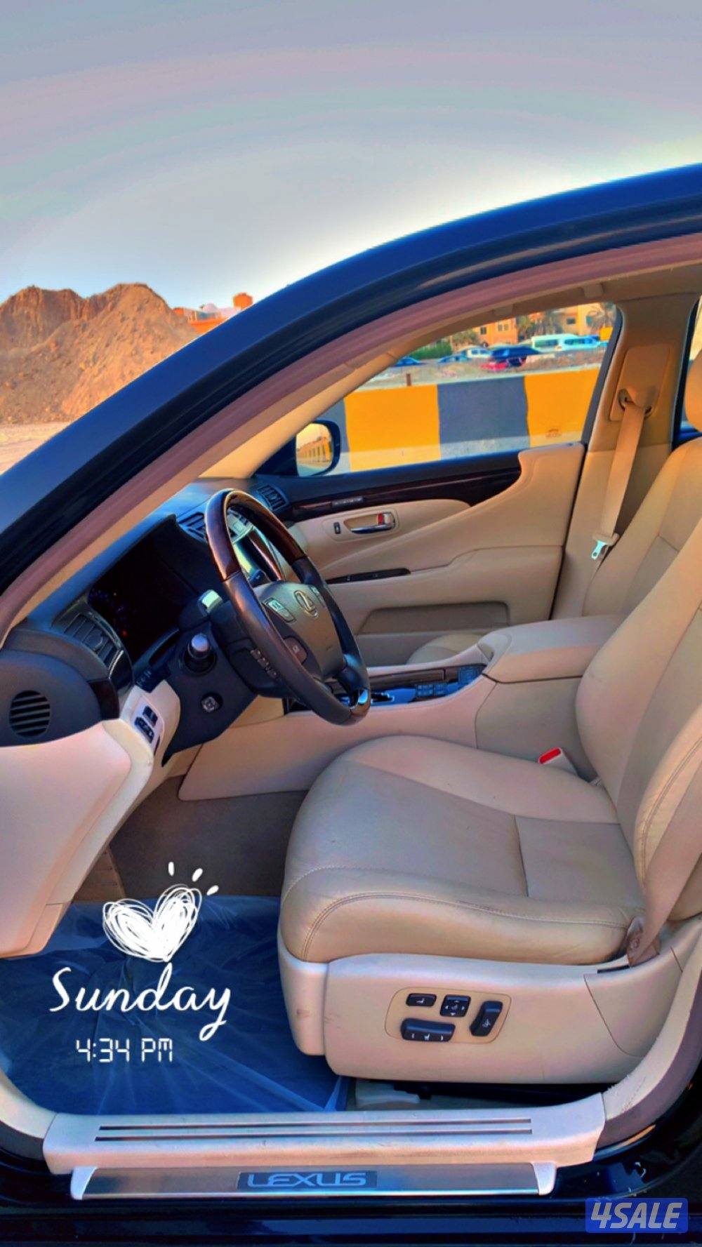 للبيع لكسز 460 موديل 2008 صبع وكاله كامل المواصفات و شرط الفحص5