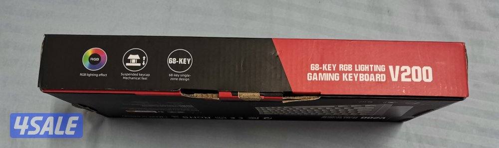 HXSJ V200 RGB Gaming Keyboard - Compact 68-Key Layout - Like New!4