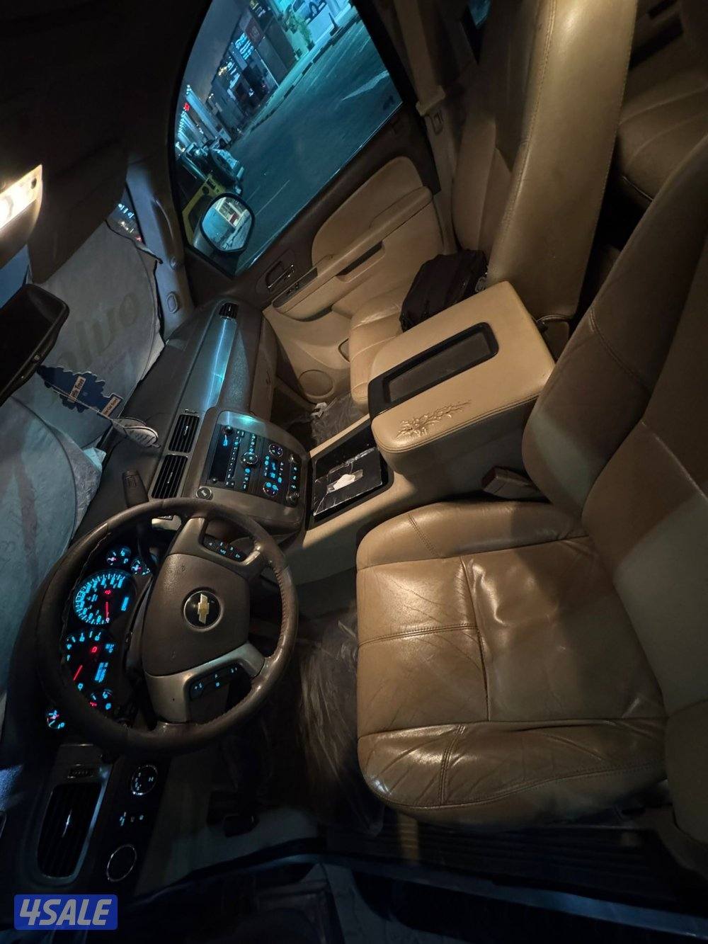 تاهو 2011 كامل المواصفات فتحة دبل جلد بيج كامرة خلفية استخدام يومي4