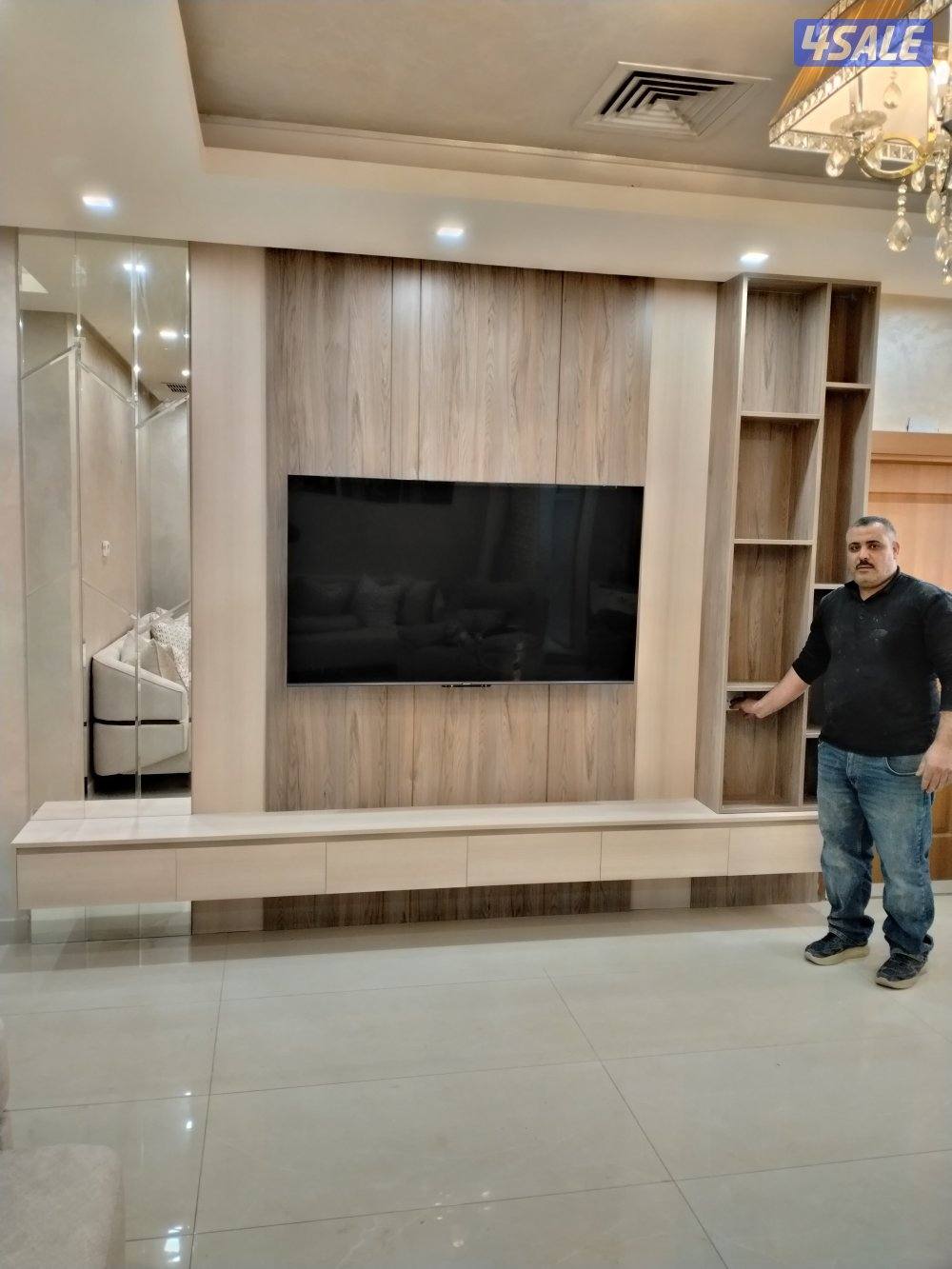 تصميم وتنفيذ أحدث الديكورات العصرية بجودة عاليه وانسب الاسعار1