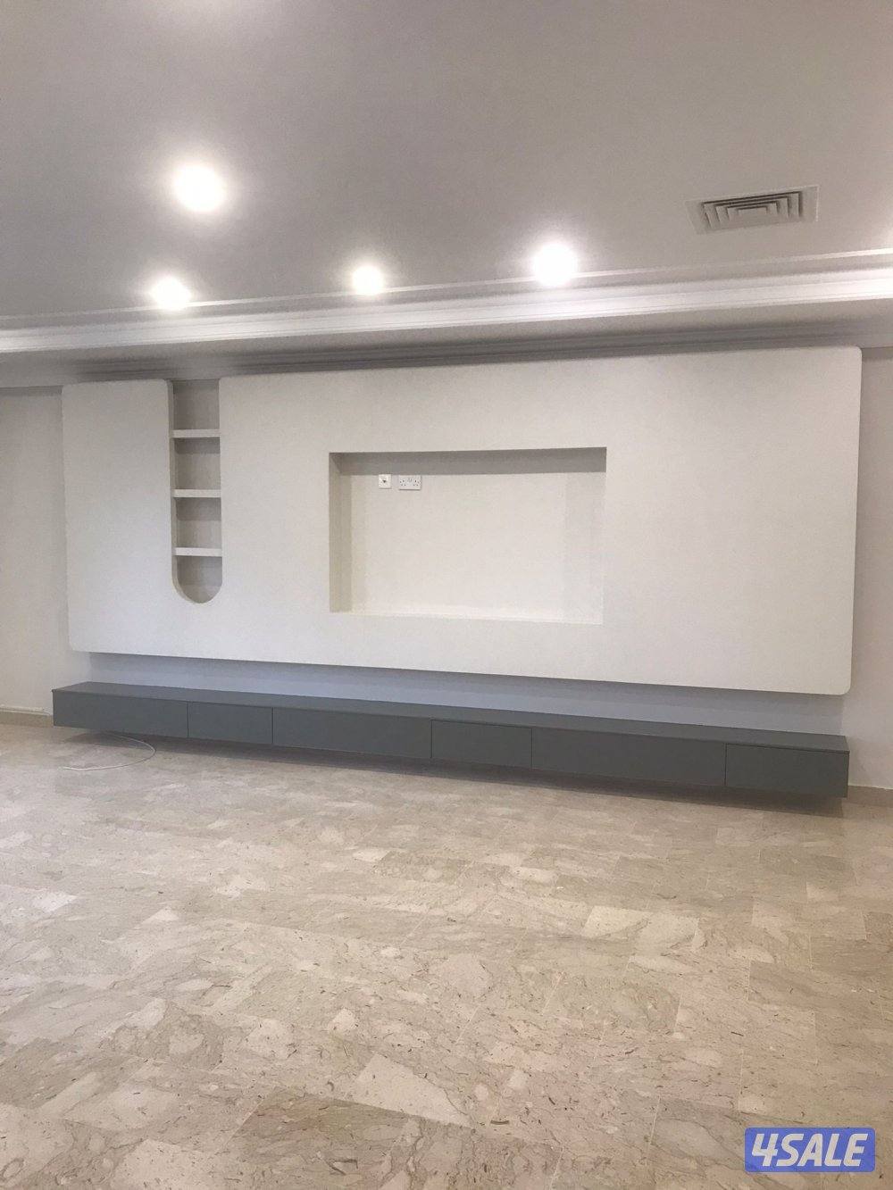 تصميم وتنفيذ أحدث الديكورات العصرية بجودة عاليه وانسب الاسعار2