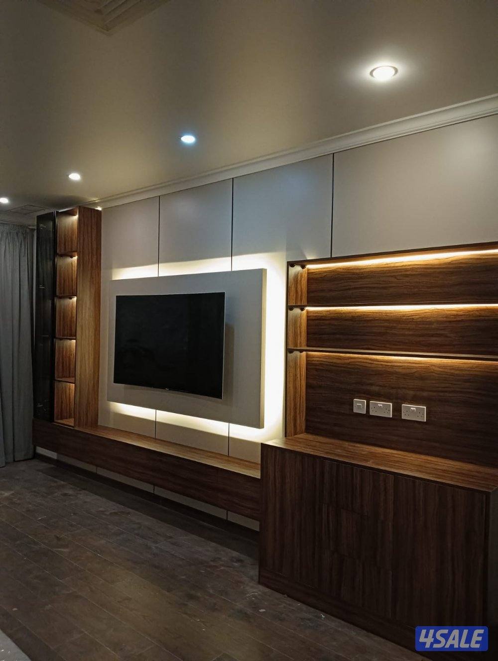 تصميم وتنفيذ أحدث الديكورات العصرية بجودة عاليه وانسب الاسعار11