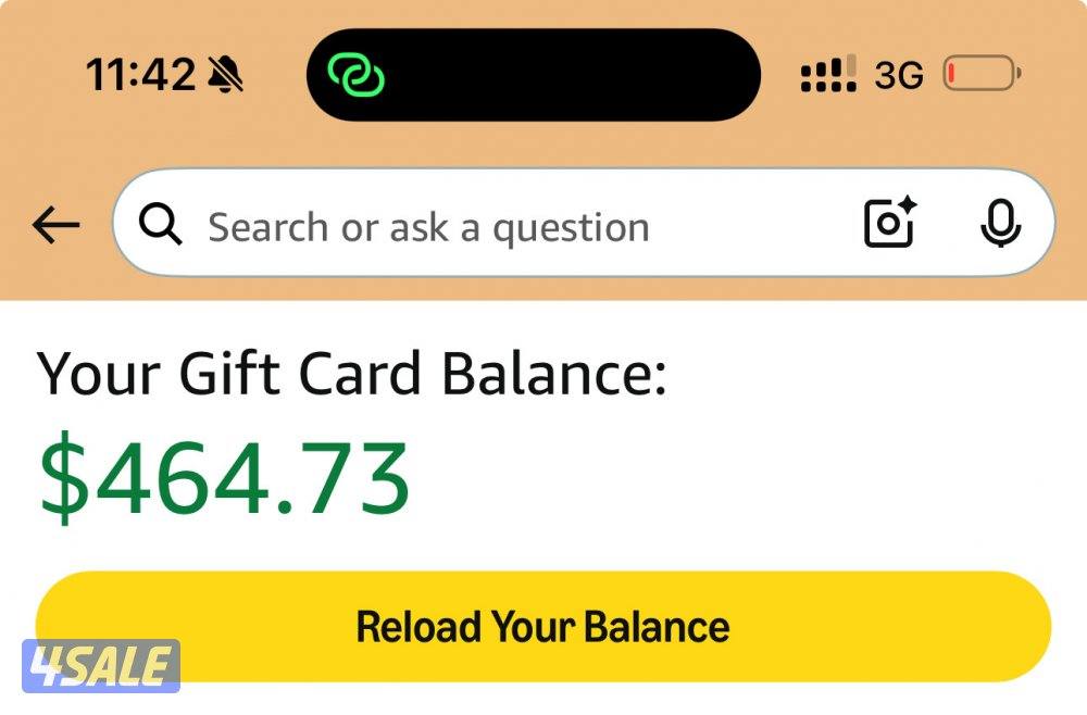 حساب امازون فيه 460 دولار التواصل  واتسب فقط2