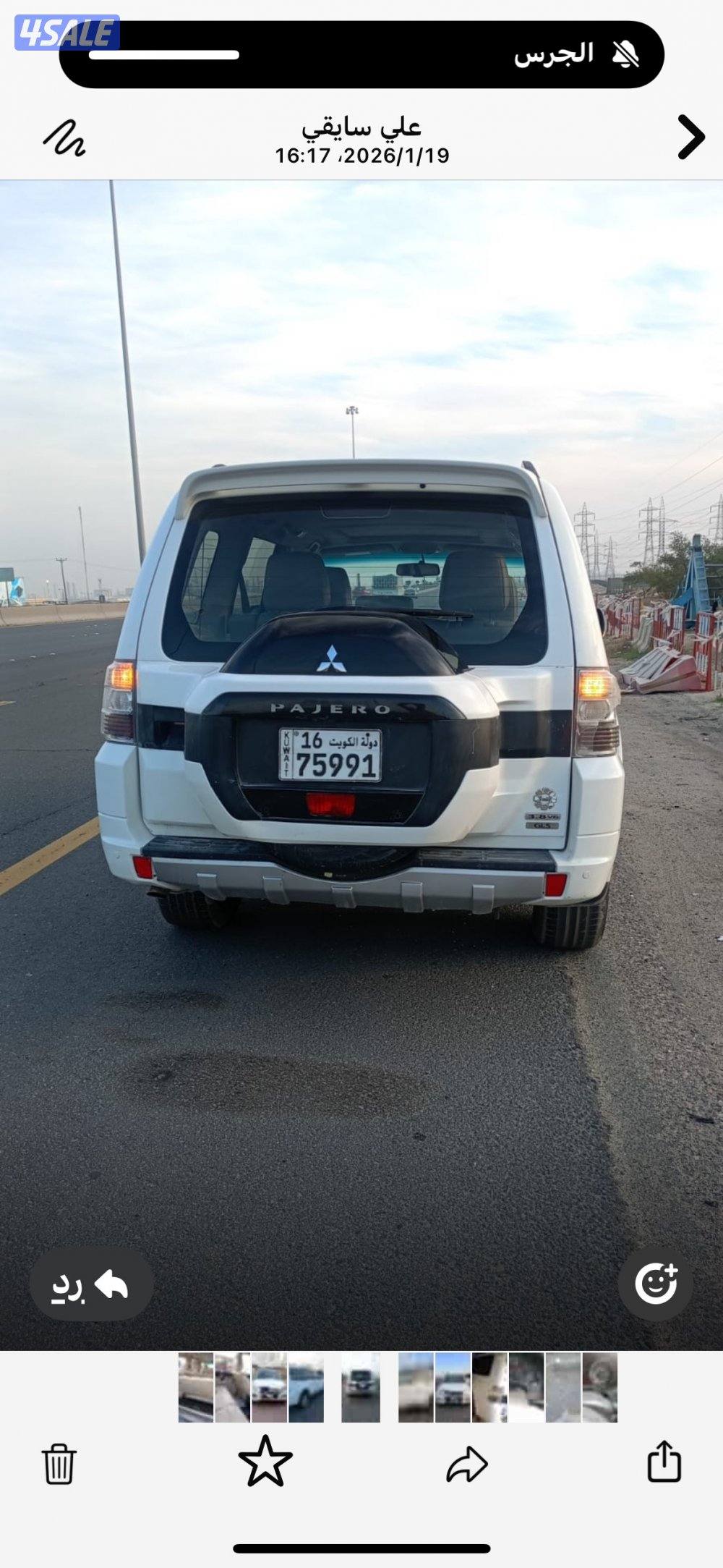 البيع باجيرو ٢٠١٨ كامل الموصفات المكينة الكبيرة ماشي ١٤١ الف4