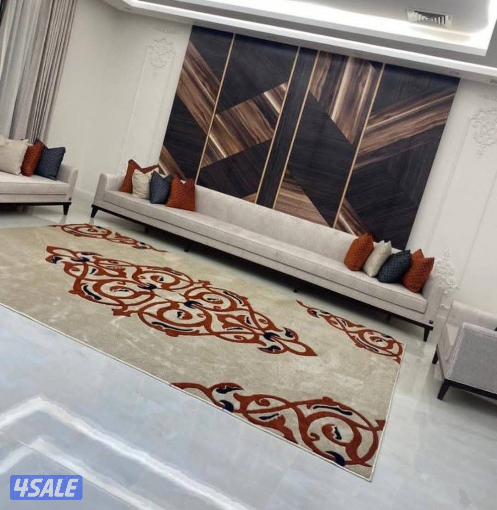 سجاد قص مساند ظهر جلسات ارضيه جميع انواع اثاث مفروشات باركيه ثيل ٨6