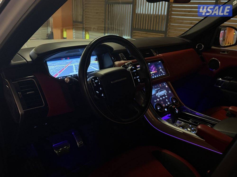 رنج روفر سبورت R داينمك موديل 2022 عداد قليل 53 الف الغانم تحت الكفاله3