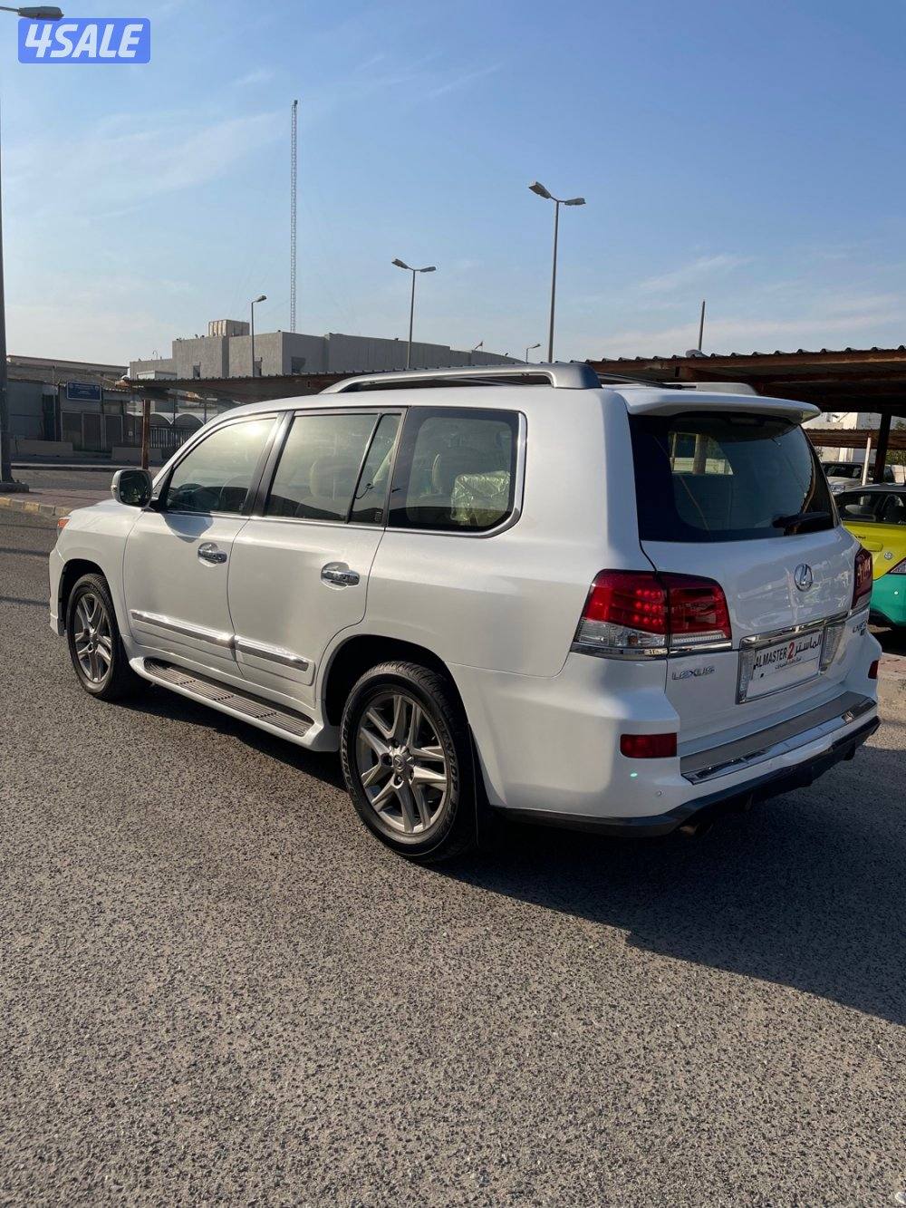 لكزس lx570  وارد قطر صبغ الوكاله شرط الفحص3