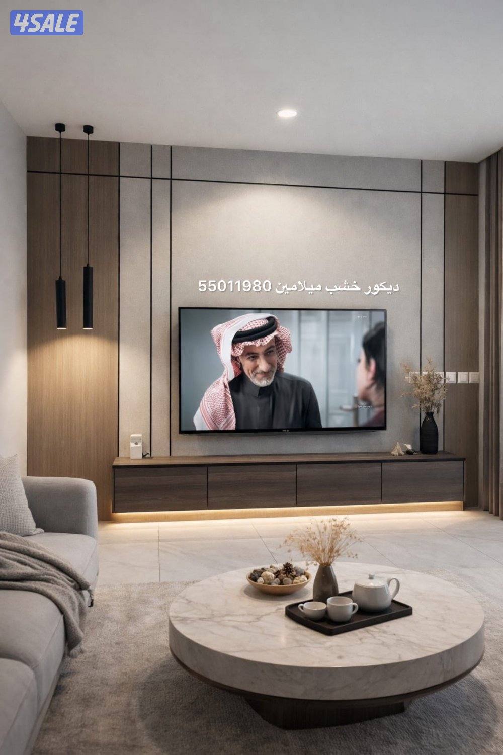 اصباغ وديكورات ورق جدران باركيه خشب وجار خشب وجار رخام ديكور خشب3