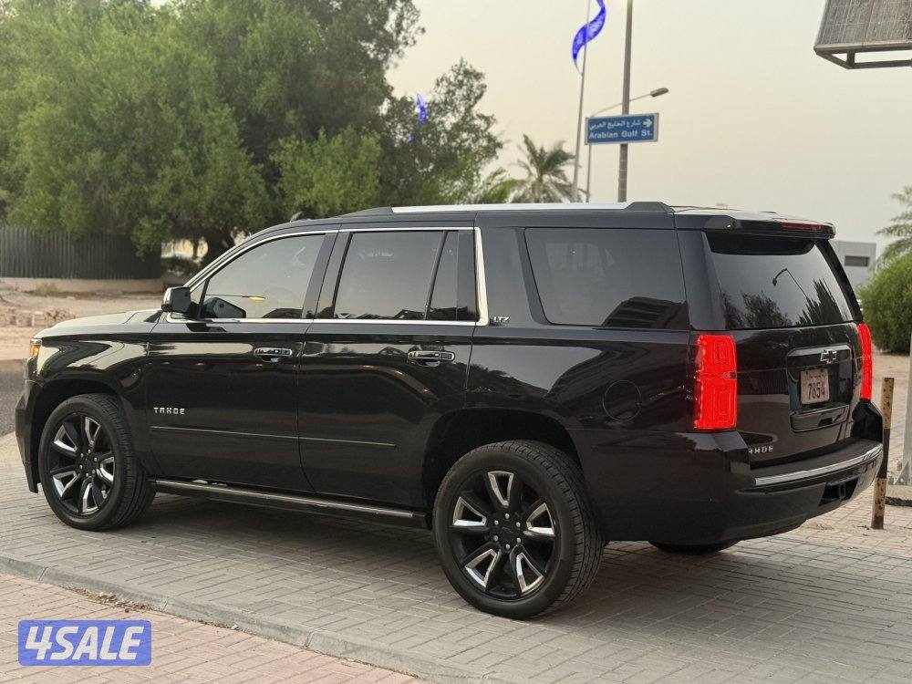 🔺شيفروليه تاهو LTZ الدرجه الاولي اسود من داخل تان  2016 🔺4