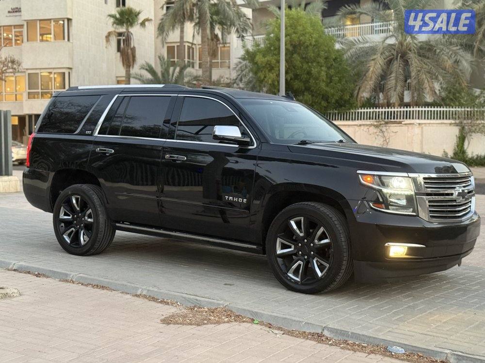 🔺شيفروليه تاهو LTZ الدرجه الاولي اسود من داخل تان  2016 🔺5