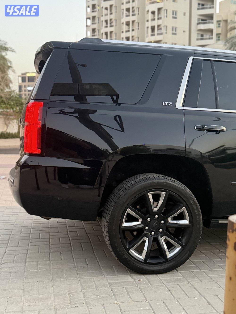 🔺شيفروليه تاهو LTZ الدرجه الاولي اسود من داخل تان  2016 🔺8