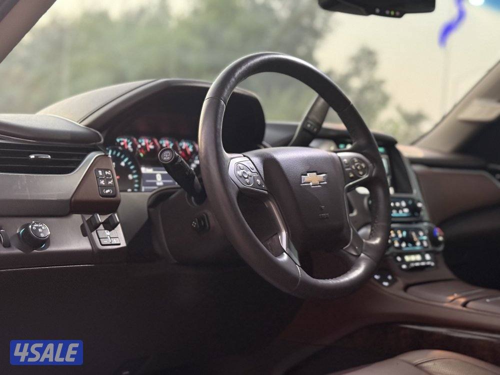 🔺شيفروليه تاهو LTZ الدرجه الاولي اسود من داخل تان  2016 🔺9