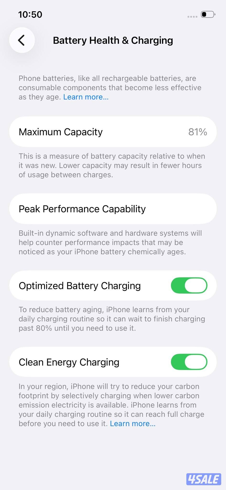 ايفون 12 128GB أبيض مستعمل كالجديد  iPhone 12 128GB White9