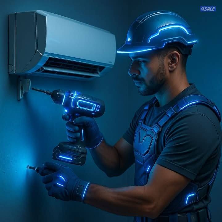 صيانه الوحدات. تركيب جديد. فك ونقل القديم. تاسيس ودفن البايبات1