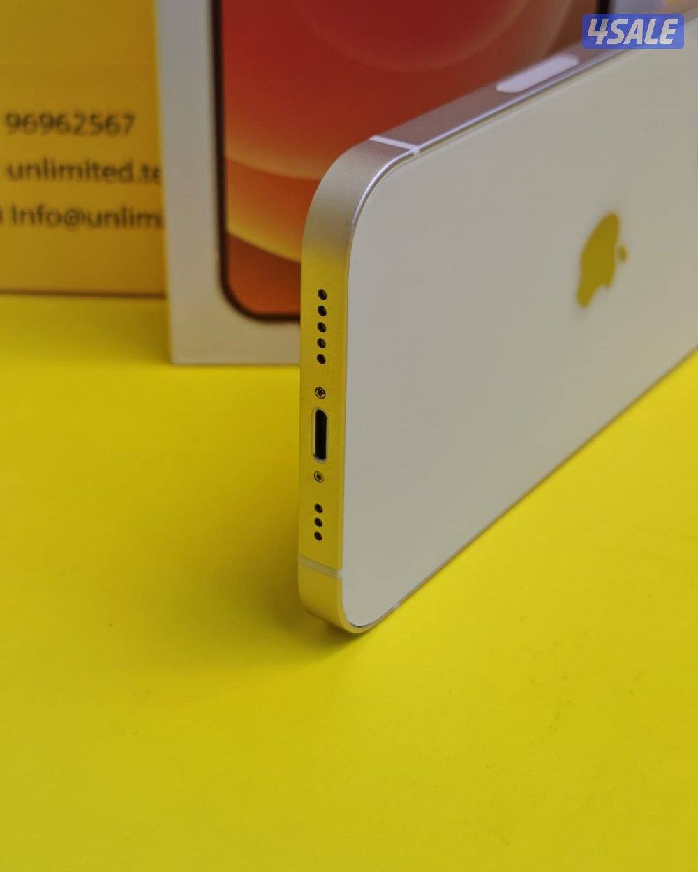 ايفون 12 – 128 جيجا – أبيض iPhone 12 128GB White – Battery 81%2