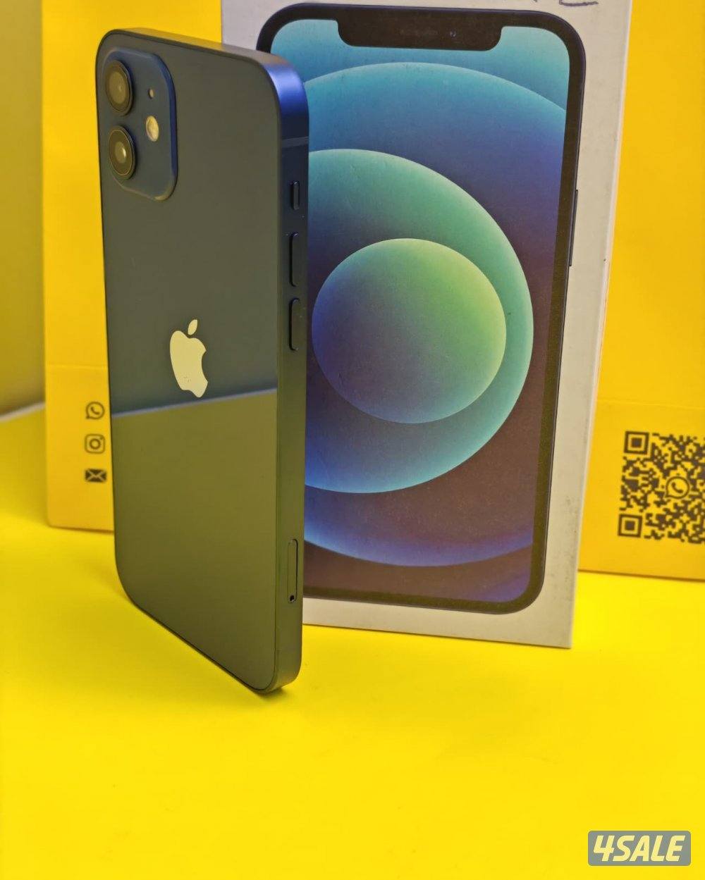 ايفون 12 – 128 جيجا – أزرق – iPhone 12 128GB Blue – Battery 81%1