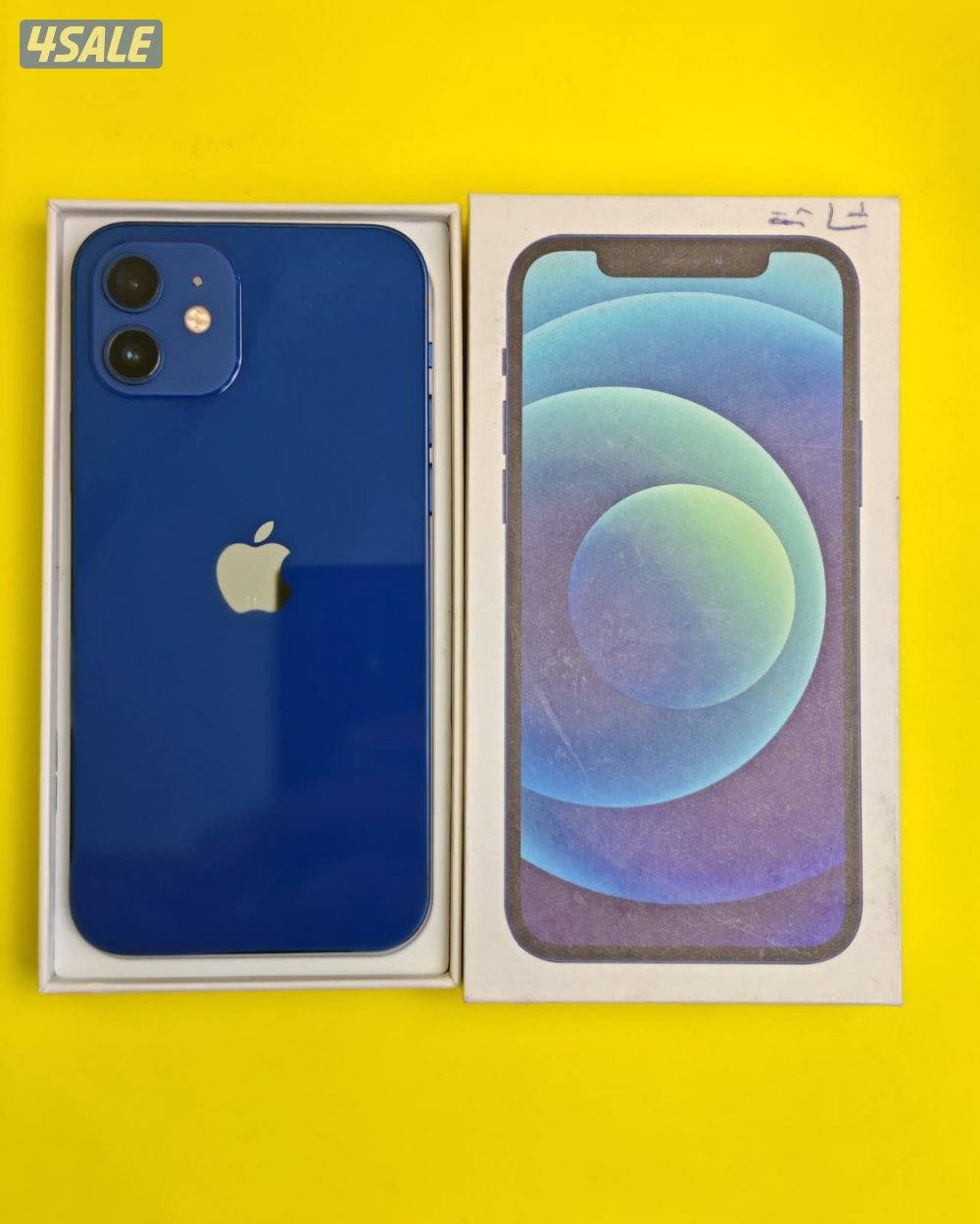 ايفون 12 – 128 جيجا – أزرق – iPhone 12 128GB Blue – Battery 81%0