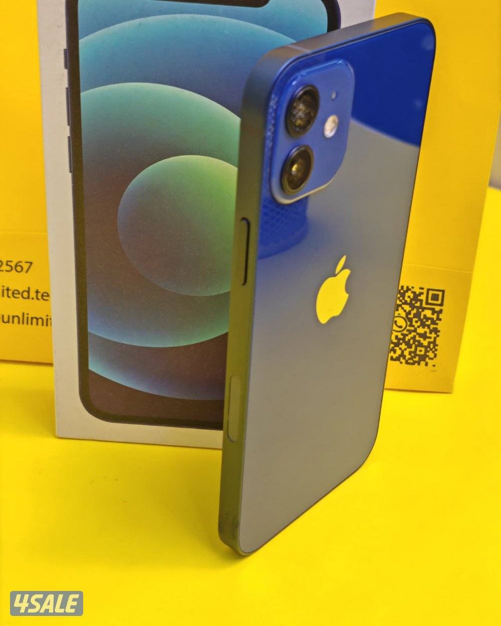 ايفون 12 – 128 جيجا – أزرق – iPhone 12 128GB Blue – Battery 81%4