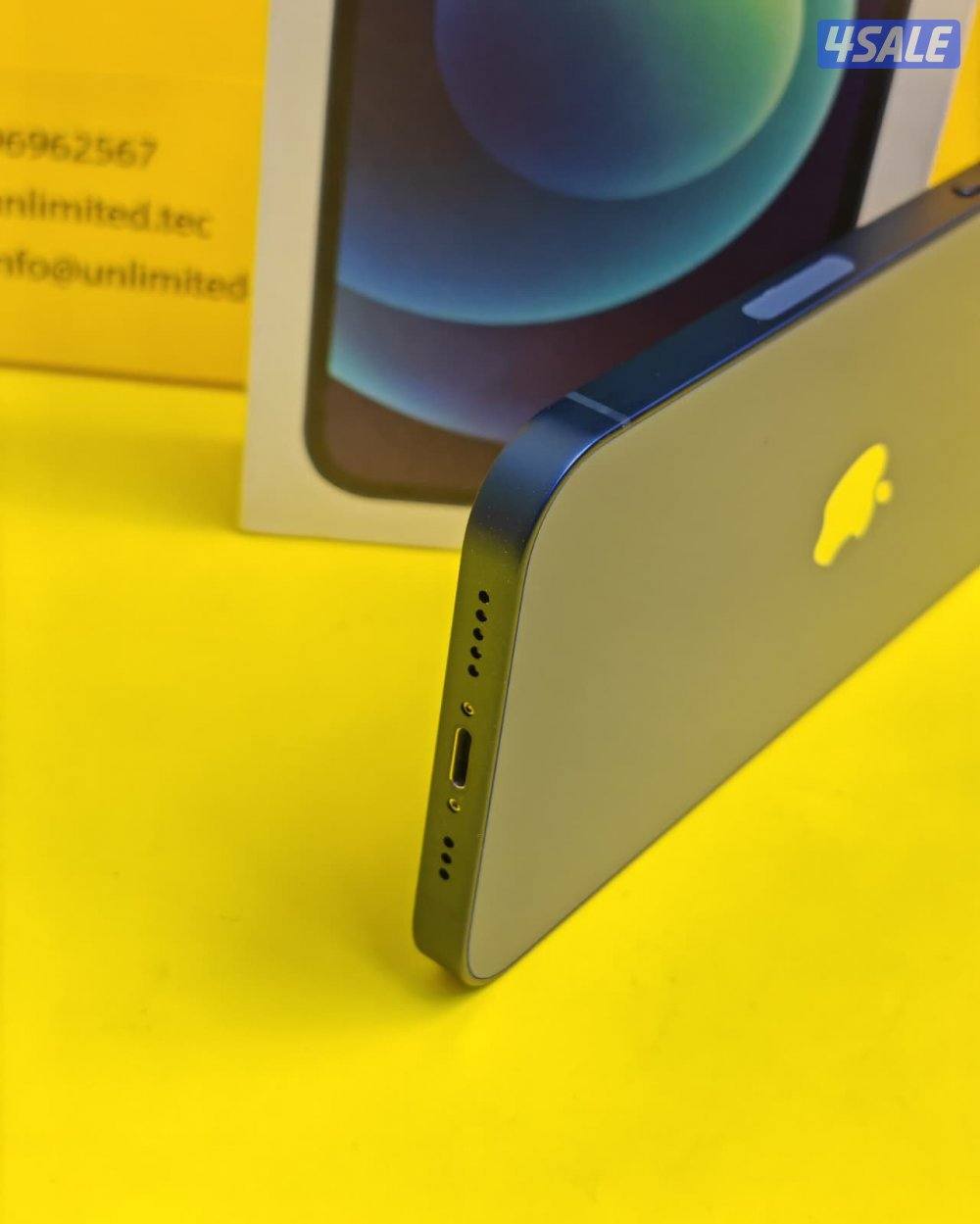 ايفون 12 – 128 جيجا – أزرق – iPhone 12 128GB Blue – Battery 81%5