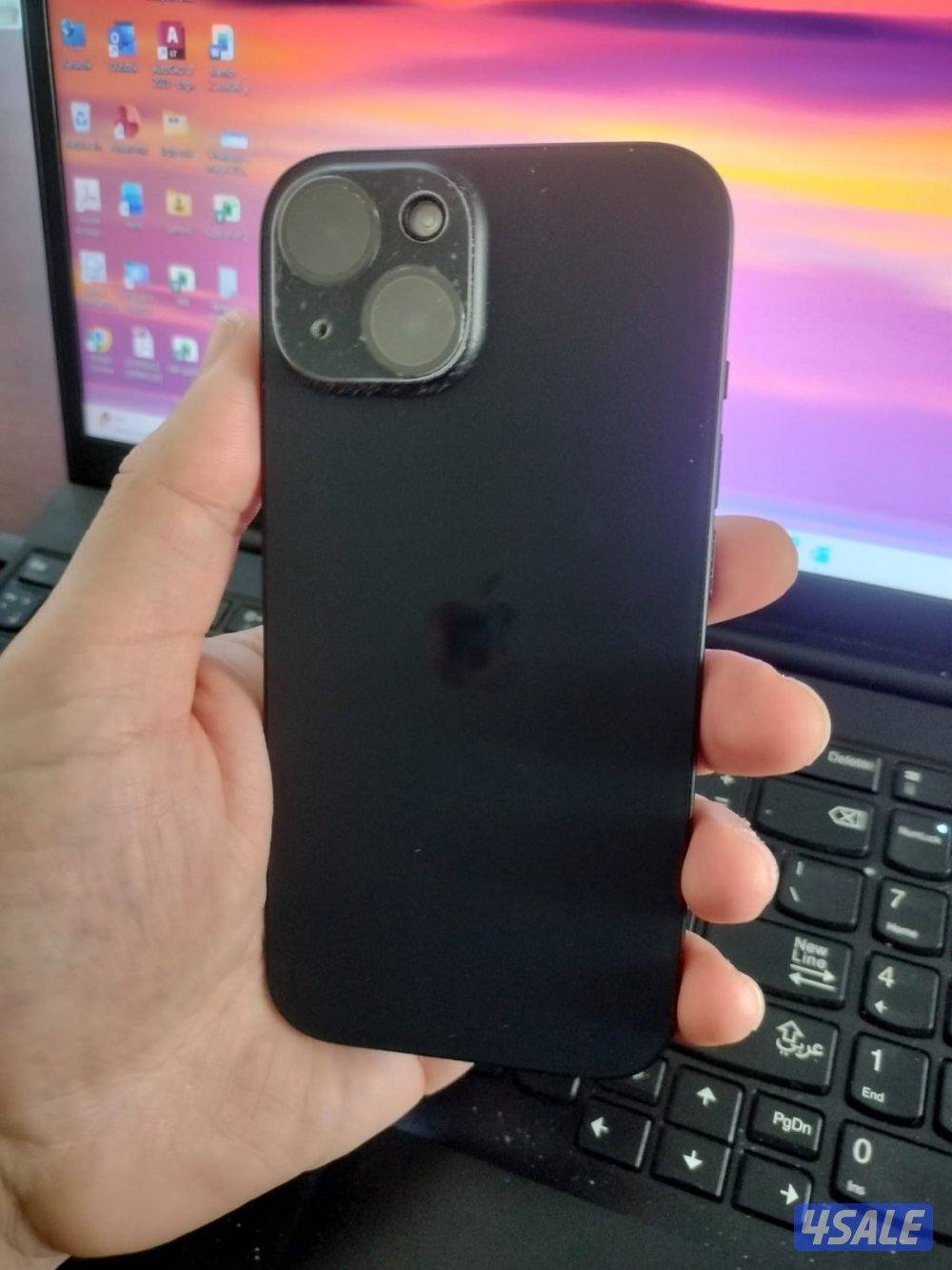 ايفون 15 معفى جمارك بطارية 94 كالجديد ما فى خدش مساحة 1282