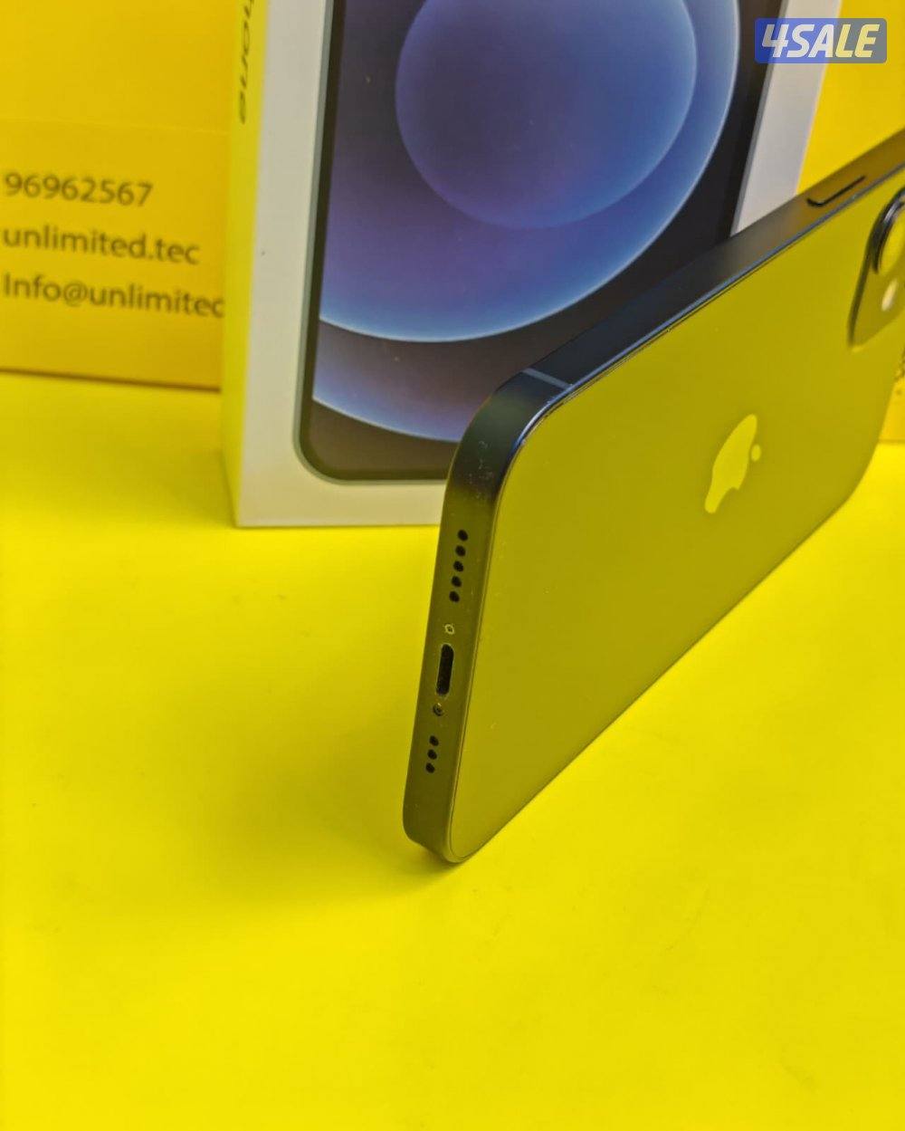 ايفون 12 – 128 جيجا – أسود – نسبة البطارية 80% iPhone 122