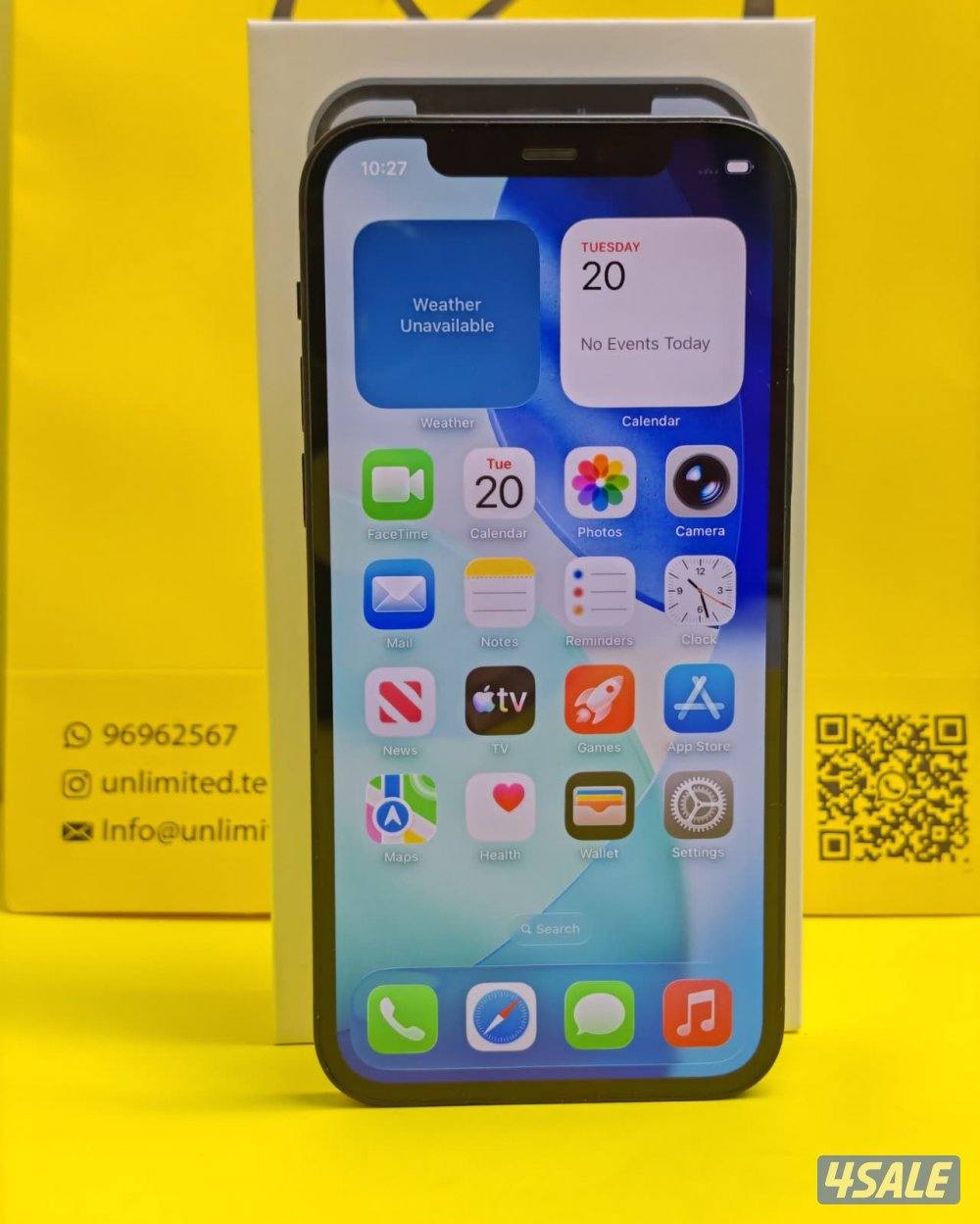 ايفون 12 – 128 جيجا – أسود – نسبة البطارية 81% iPhone 124