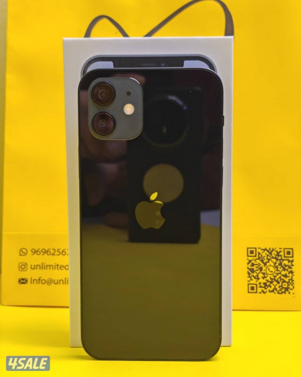 ايفون 12 – 128 جيجا – أسود – نسبة البطارية 81% iPhone 125