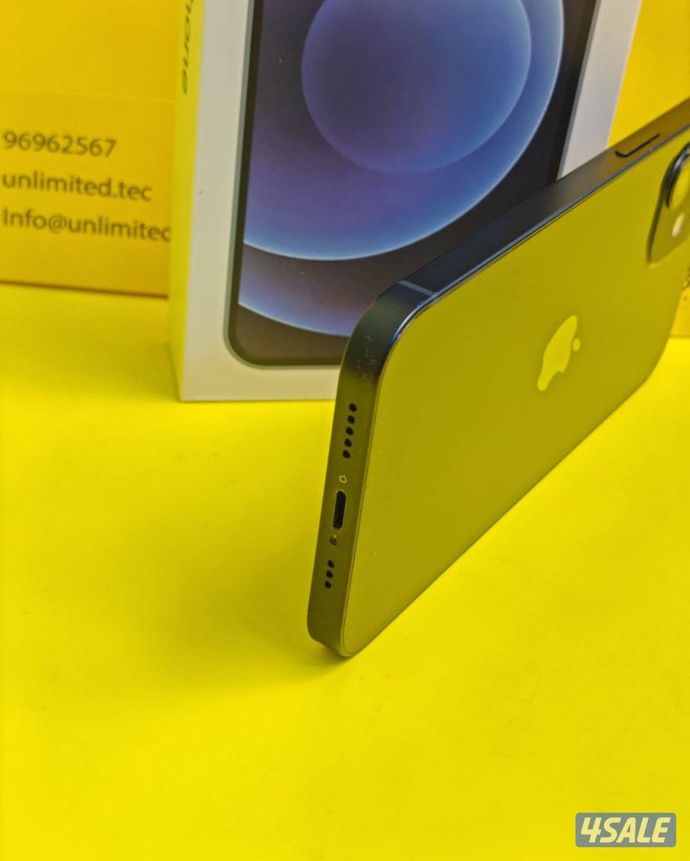 ايفون 12 – 128 جيجا – أسود – نسبة البطارية 82% iPhone 124