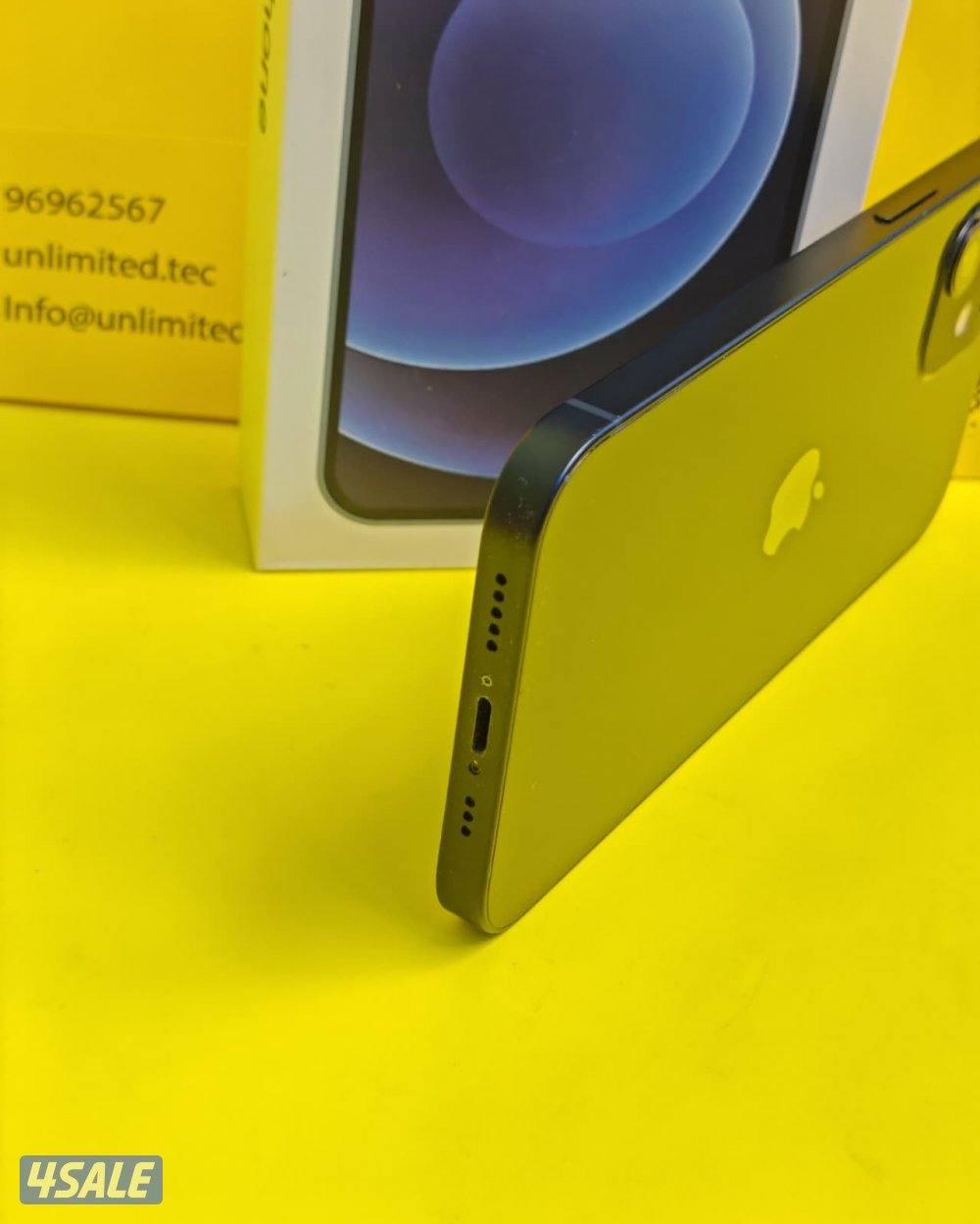 ايفون 12 – 128 جيجا – أسود – نسبة البطارية 82% iPhone 122