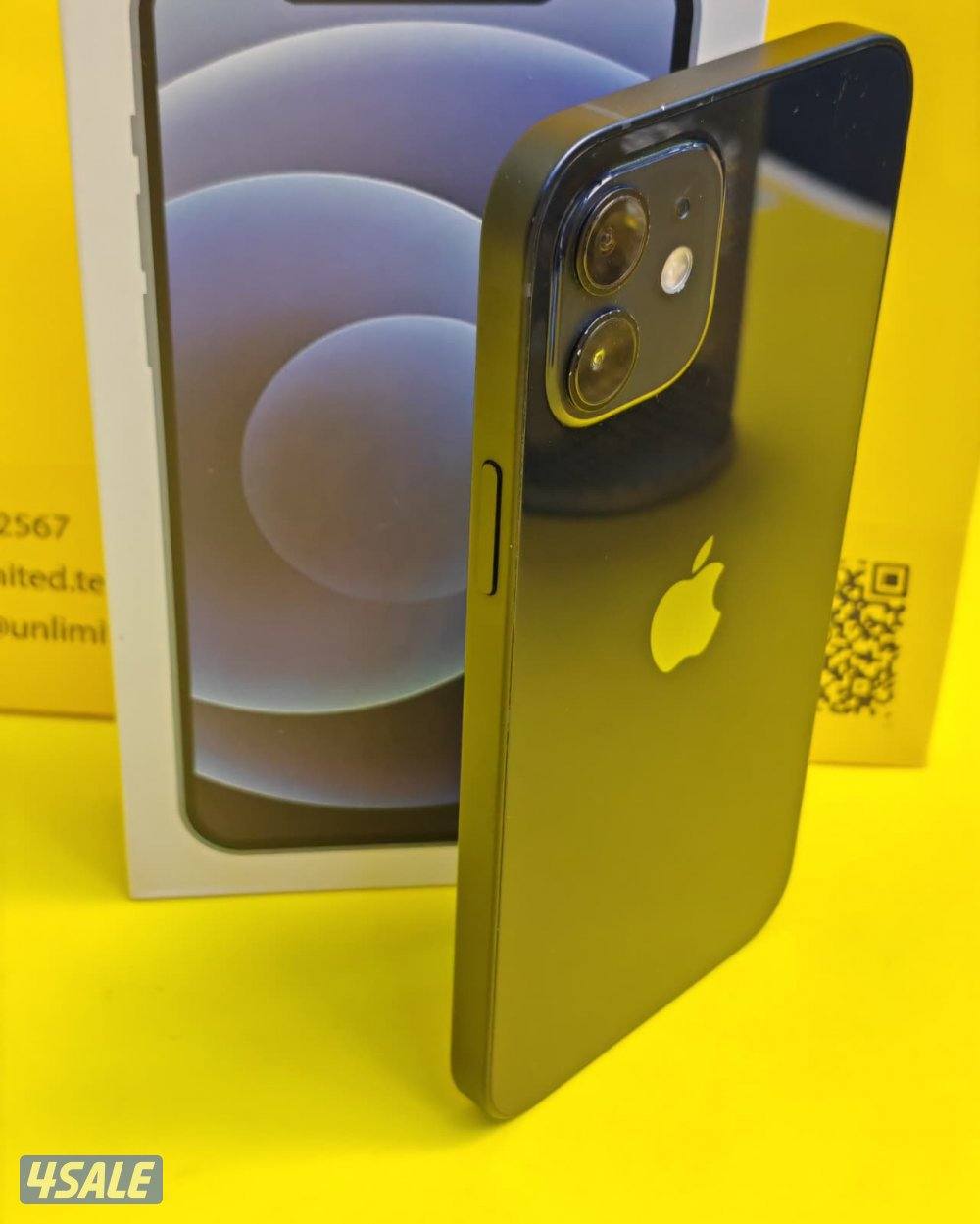 ايفون 12 – 128 جيجا – أسود – نسبة البطارية 84% iPhone 122
