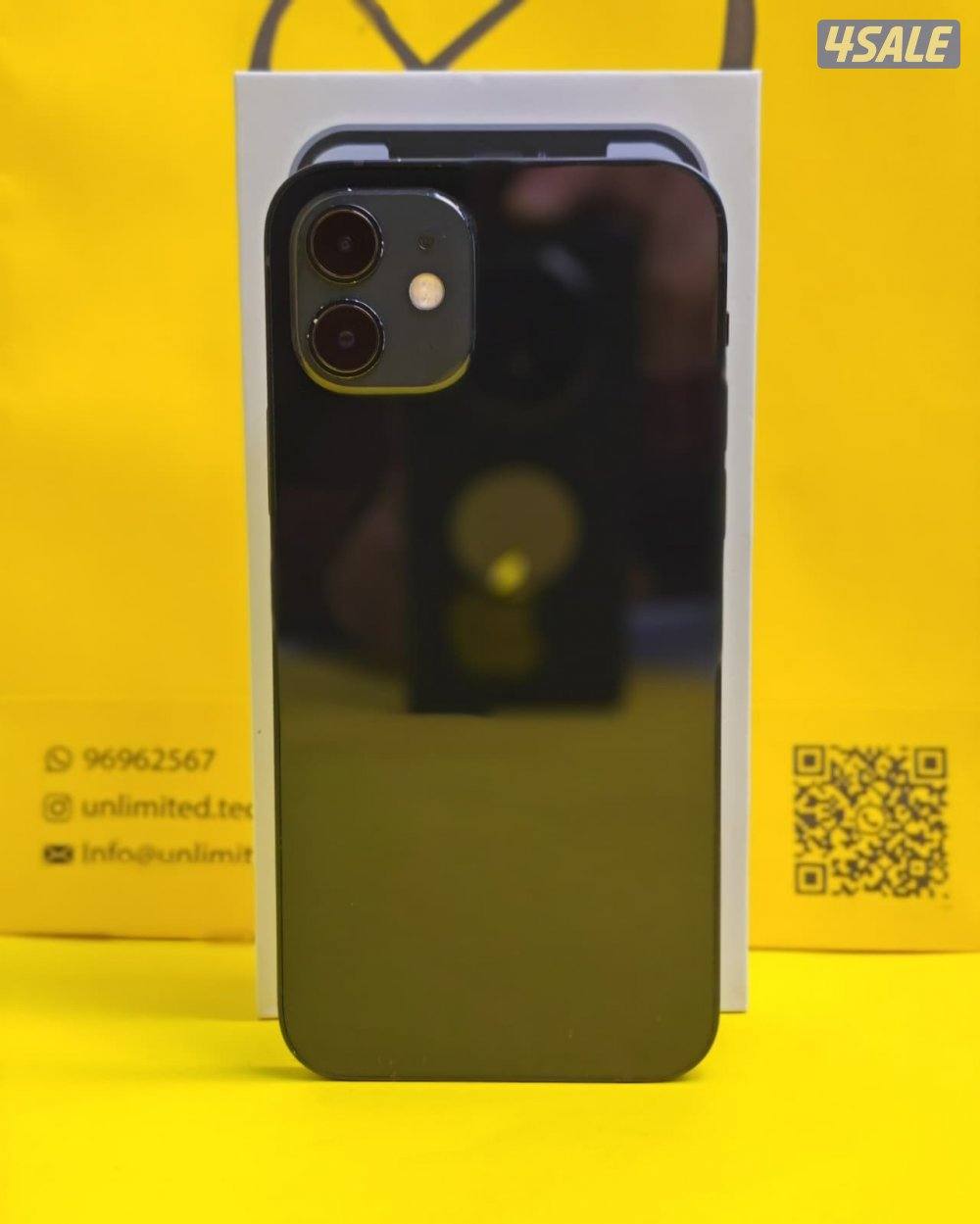 ايفون 12 – 128 جيجا – أسود – نسبة البطارية 84% iPhone 126