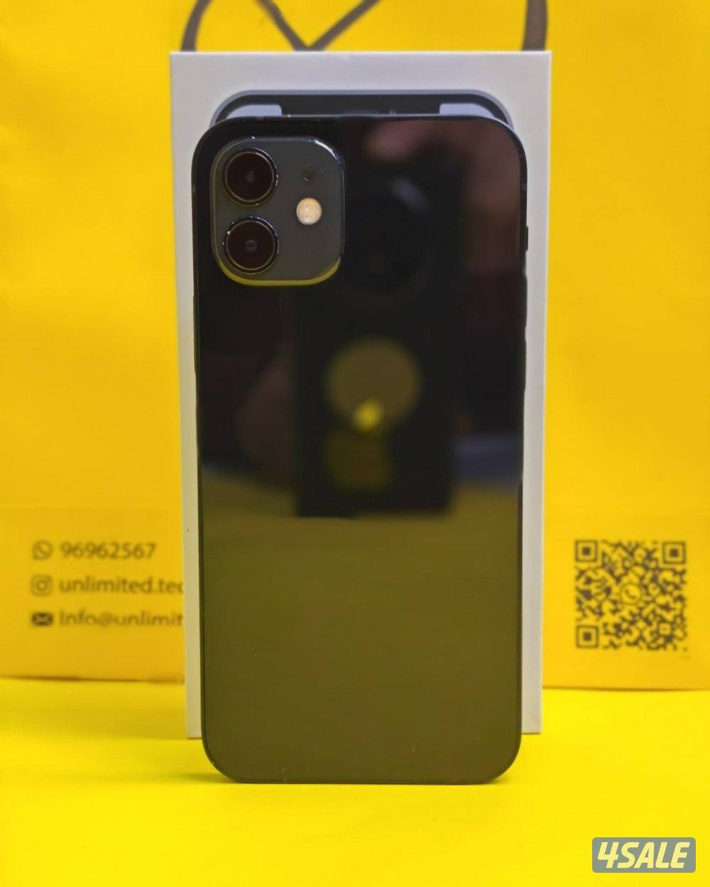 ايفون 12 – 128 جيجا – Black – البطارية 82% iPhone 126