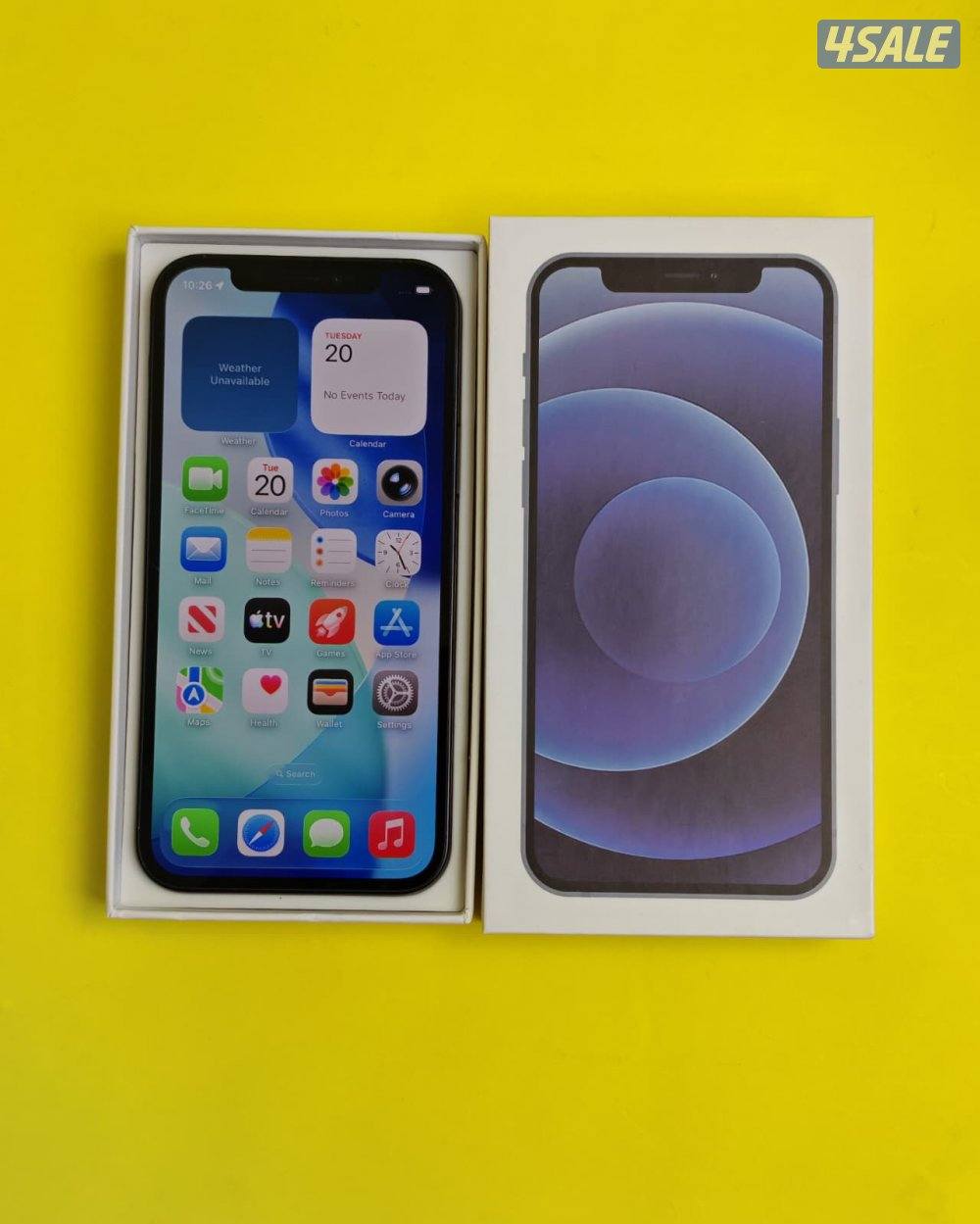 ايفون 12 – 128 جيجا – أسود – البطارية 81% - iPhone 12 مستعمل كالجديد0