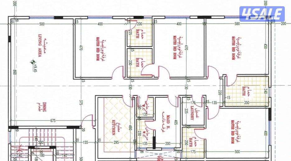 شقة بالروضة ٤ غرف ماستر جديد9