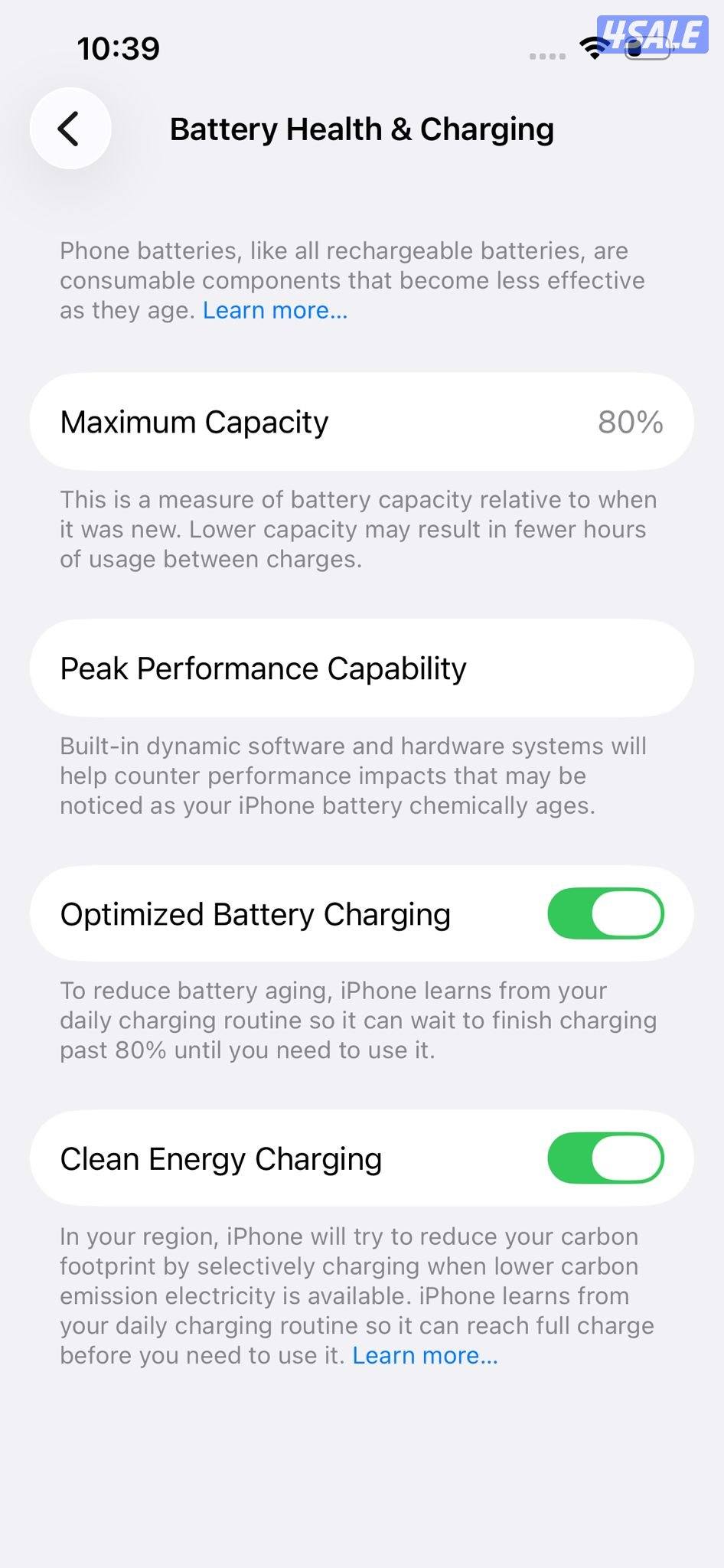 ايفون 13 – 128 جيجا – أزرق – نسبة البطارية 80% iPhone 1310