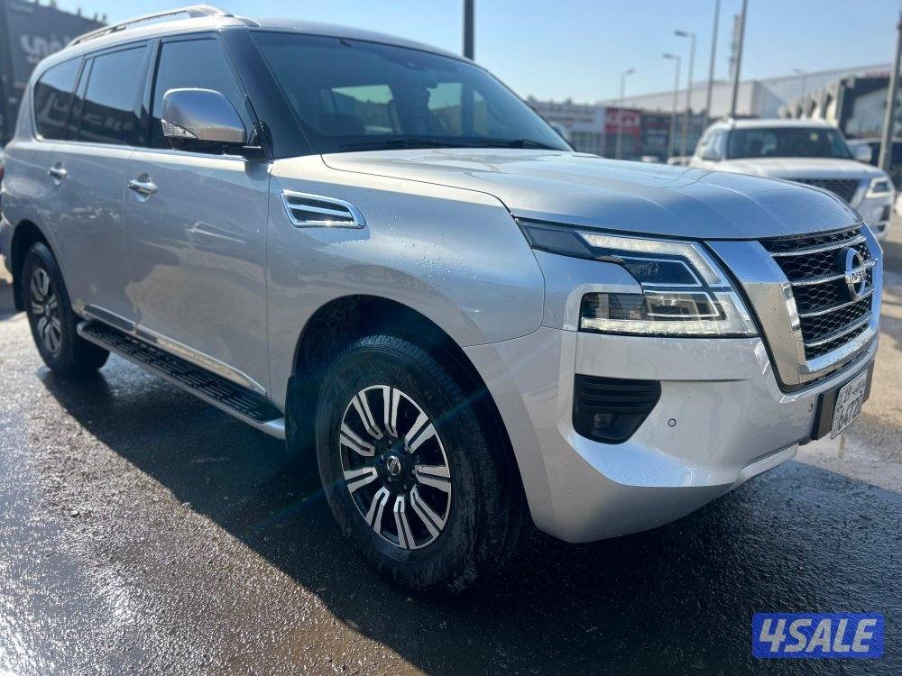 نيسان باترول تيتانيوم .V6
موديل 2021
ماشى 109.000 k.m 
وارد البابطين .1