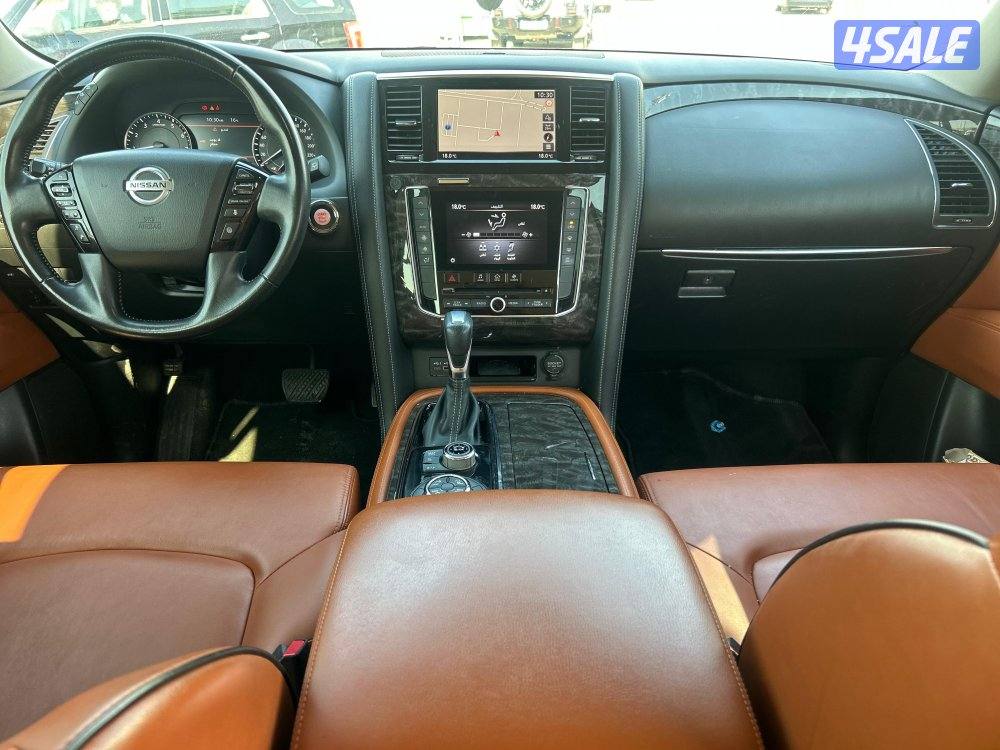 نيسان باترول تيتانيوم .V6
موديل 2021
ماشى 109.000 k.m 
وارد البابطين .6