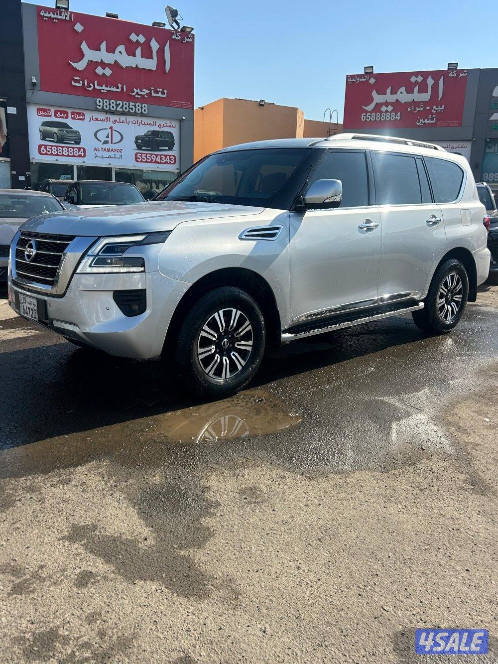 نيسان باترول تيتانيوم .V6
موديل 2021
ماشى 109.000 k.m 
وارد البابطين .8