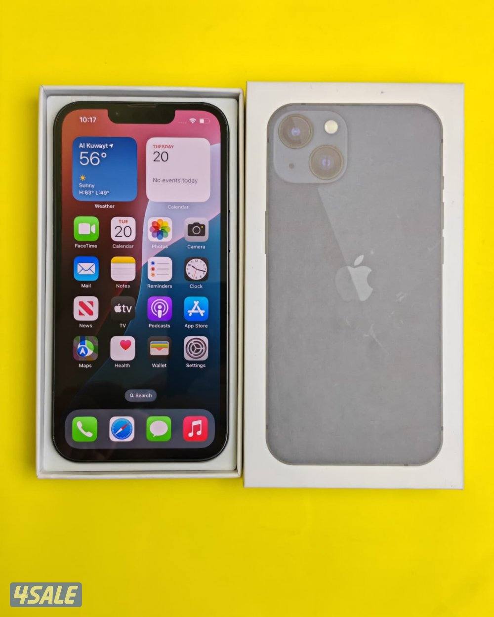 iPhone 13 128GB Black – Battery 72% Used Like New7