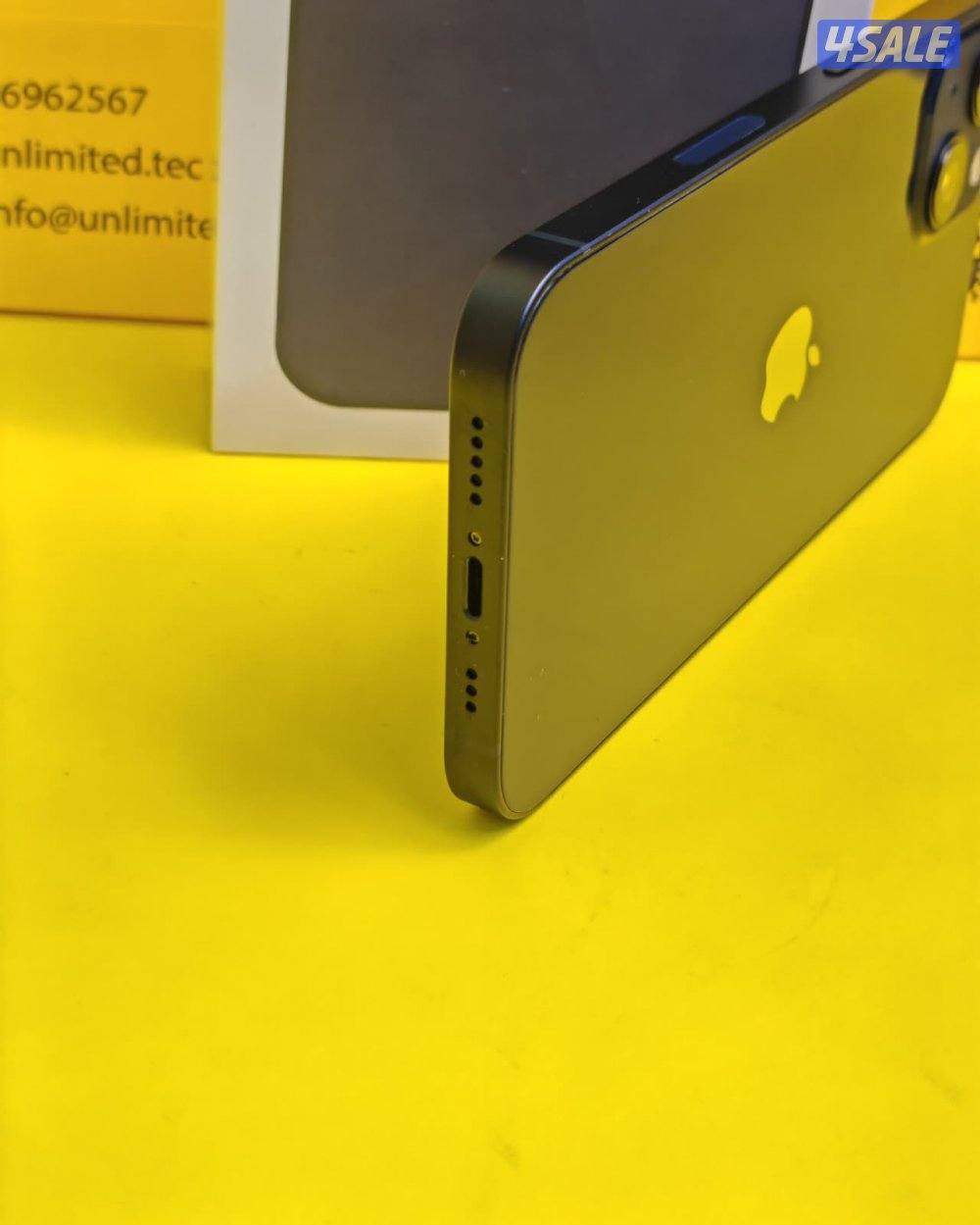 ايفون 13 – 128 جيجا – أسود – نسبة البطارية 71% مستعمل كالجديد iPhone 13