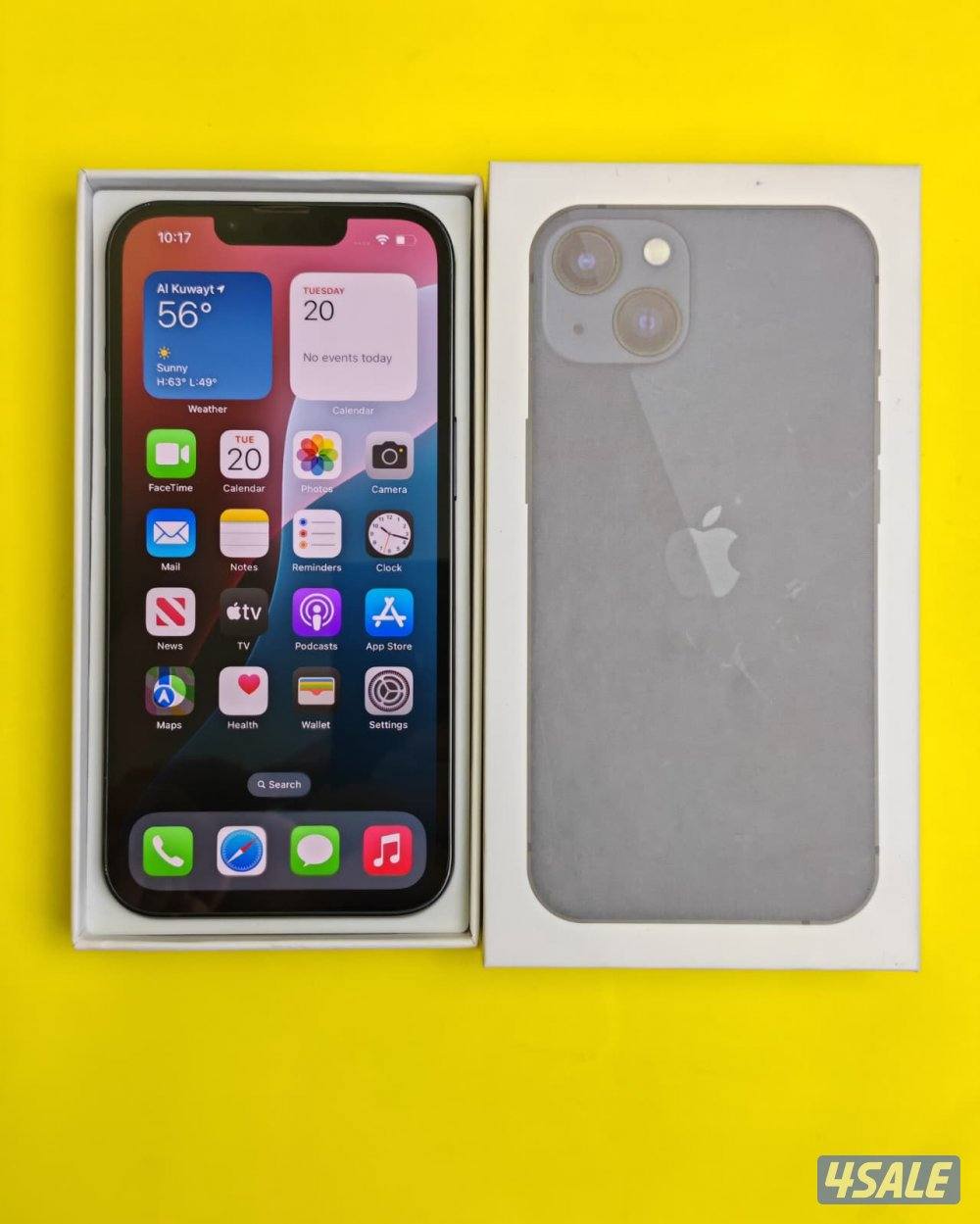 ايفون 13 – 128 جيجا – أسود – مستعمل كالجديد البطارية 87% iPhone 130