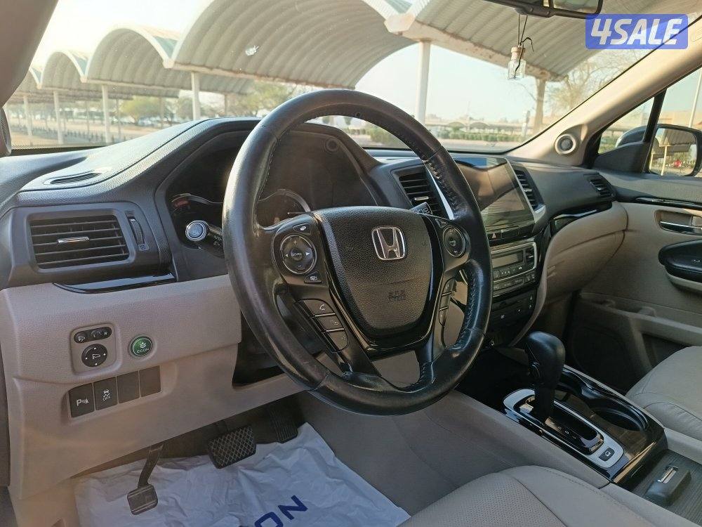 هوندا بايلوت 2017الغانم فل اوبشن فتحتين كشن جلد كامره بحاله ممتازه6