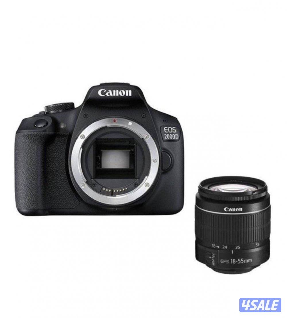 كاميرا كانون EOS 2000D الرقمية بعدسة عاكسة DSLR+ عدسة 55-18 ملم5