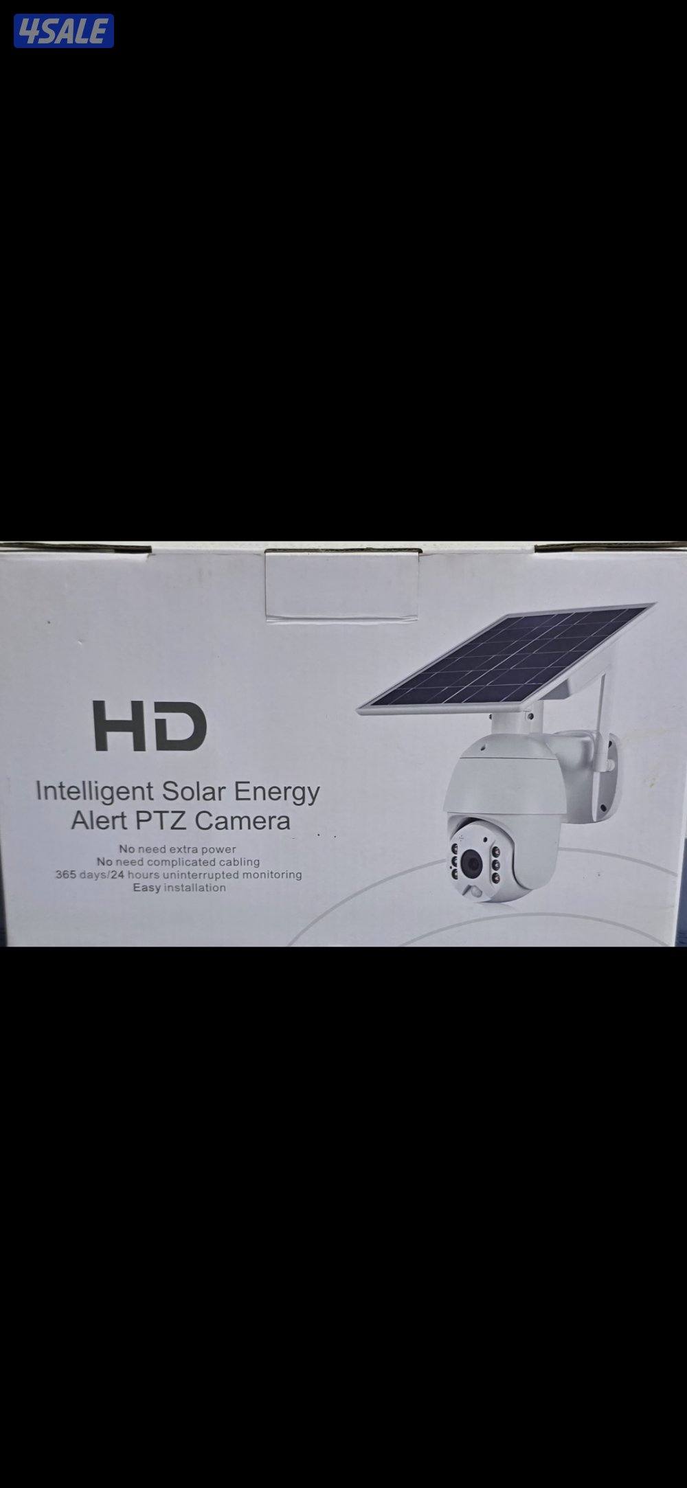 كاميرا طاقه شمسيه متحركه بجميع الاتجاهات صوت وصوره سبيكر مايك2