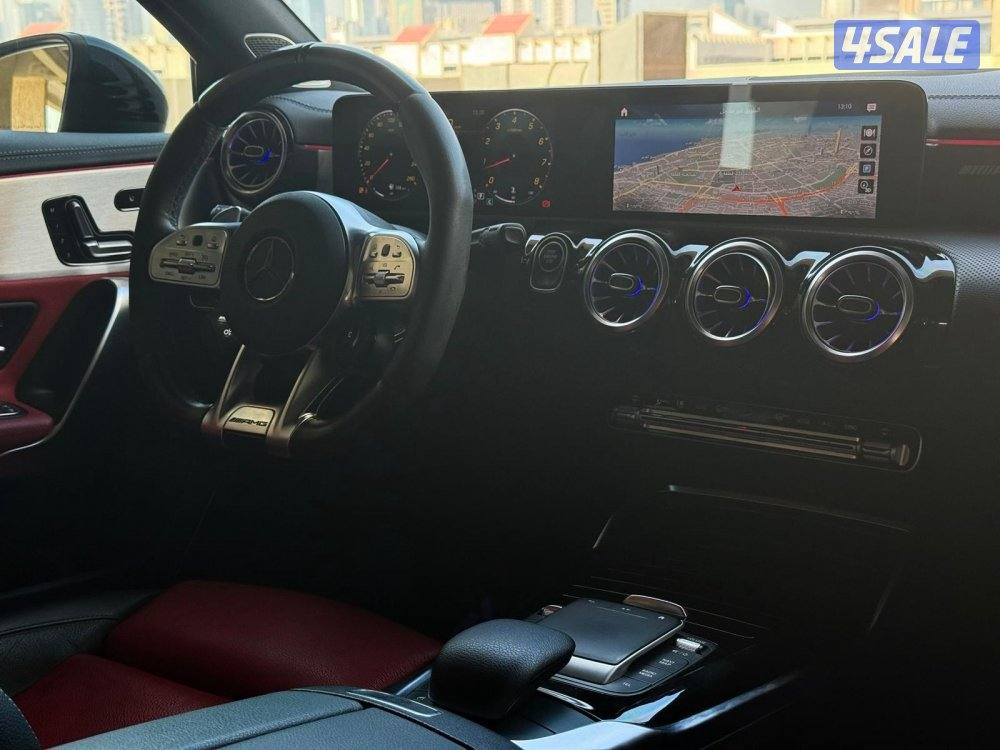 مرسيدسA35 AMG نايت بكج موديل2022 عداد63الف سيرفس منتظم تحت الكفاله7